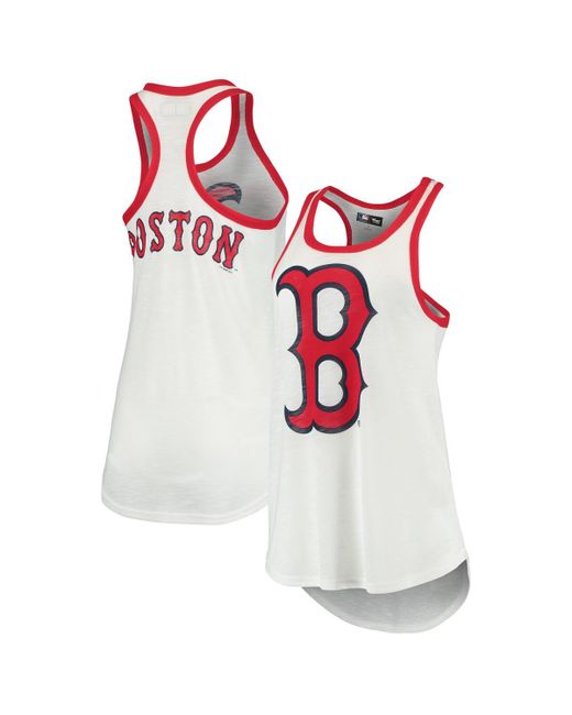 G-iii 4her By Carl Banks Boston Red Sox Tater Racerback Tank Top