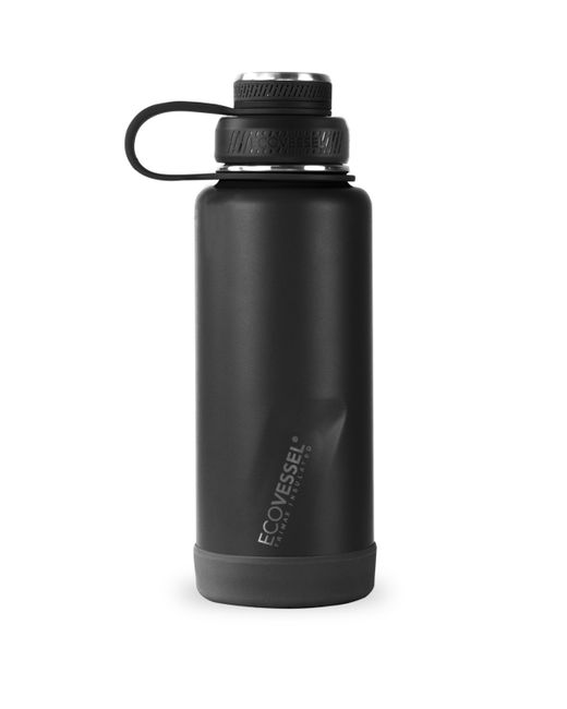 Ecovessel Boulder Trimax Insulated Stainless Steel Bottle Strainer and Silicone Bumper 32 oz