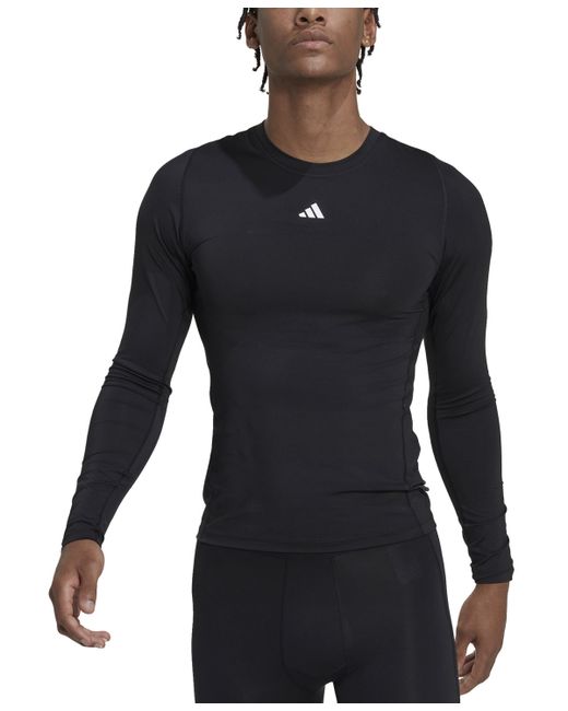 Adidas Techfit Performance Training Long-Sleeve T-Shirt