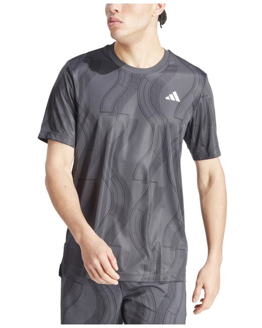 Adidas Moisture-Wicking Club Tennis Graphic T-Shirt