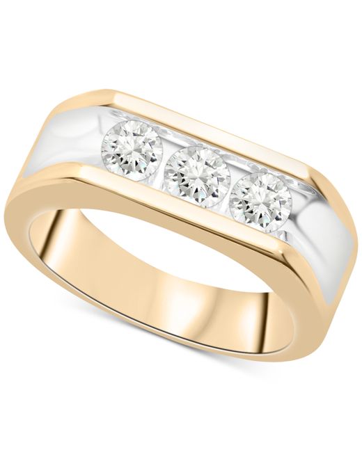 Macy's Diamond Three Stone Ring 1 ct. t.w. 10k Gold