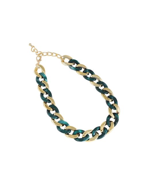 Sohi Tortoise Shell Chain-link Necklace