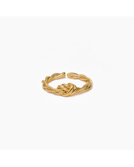 Bearfruit Jewelry Intertwined Adjustable Ring