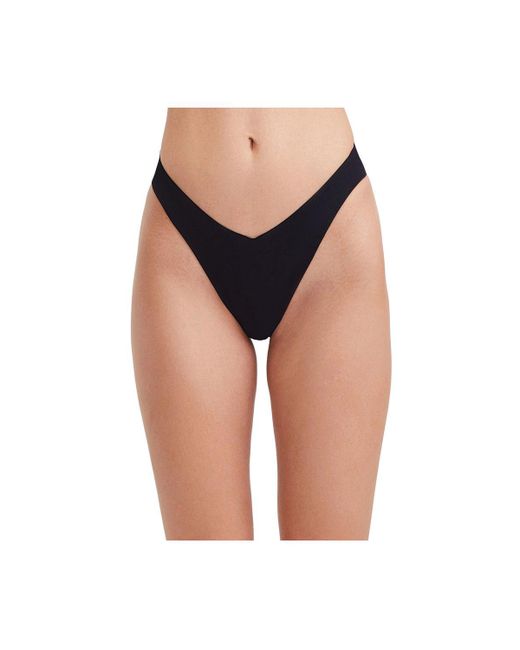 Gottex Solid High Leg V cut bikini swim bottom