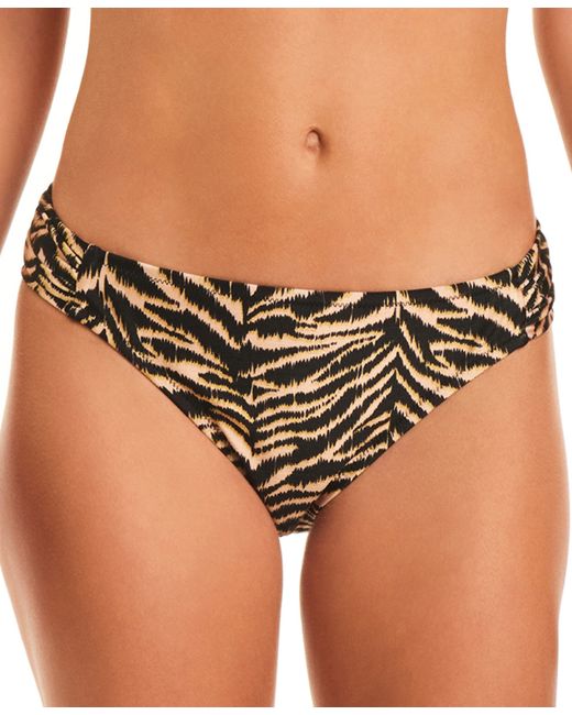 Jessica Simpson Animal Print Hipster Bikini Bottom