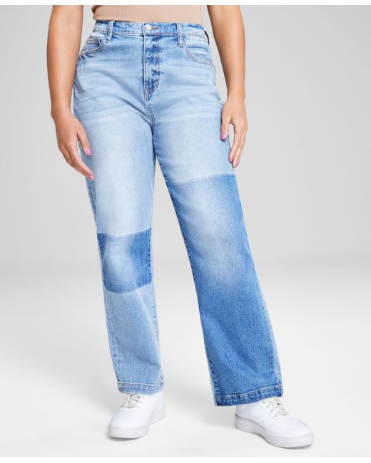 And Now This Ultra-High-Rise Straight-Leg Jeans Created for