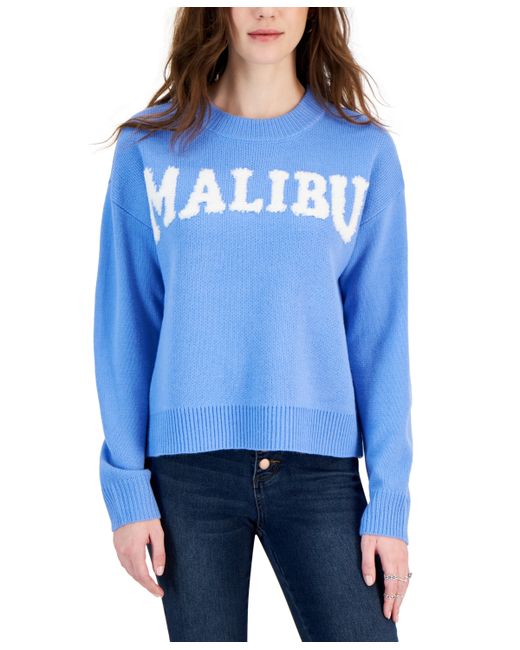 Hooked Up By Iot Juniors Long-Sleeve Sweater