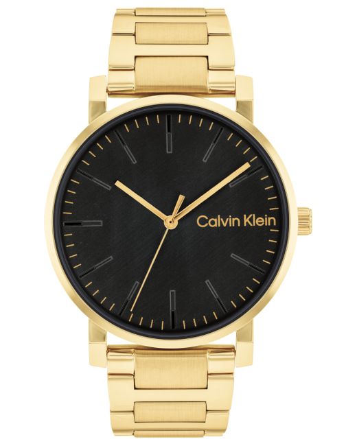 Calvin Klein 3-Hand Tone Stainless Steel Bracelet Watch 43mm