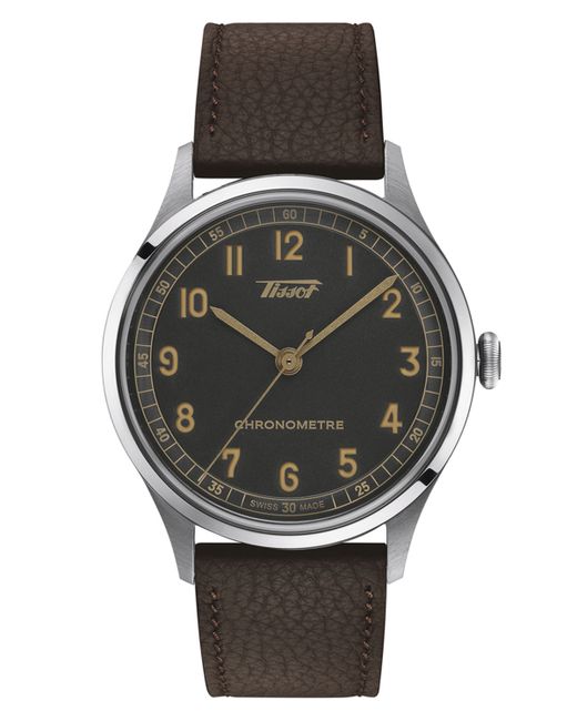 Tissot Swiss Automatic Heritage 1938 Leather Strap Watch 39mm