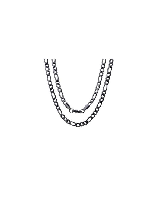 SteelTime Ip Plated Figaro Chain Link Necklaces