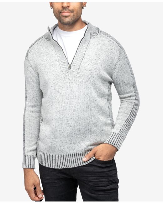 X-Ray Quarter-Zip Pullover Sweater