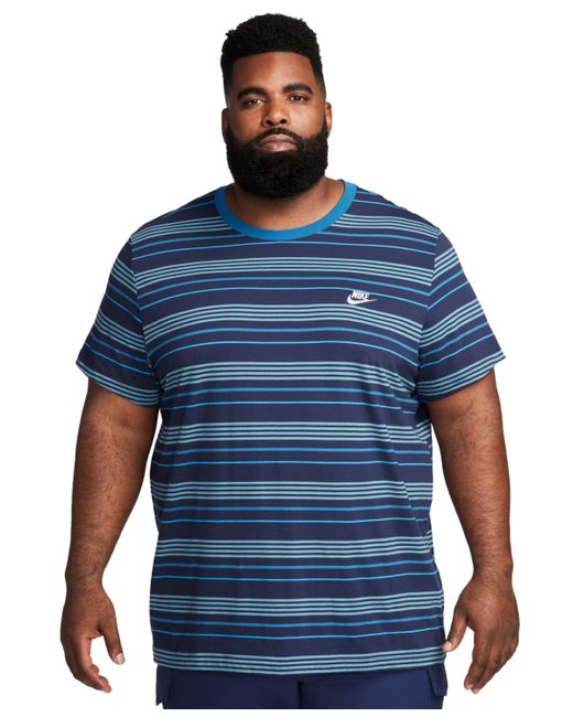 Nike Sportswear Striped Futura Logo T-Shirt