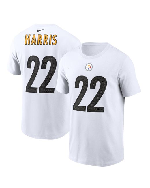 Nike Najee Harris Pittsburgh Steelers Player Name Number T-shirt