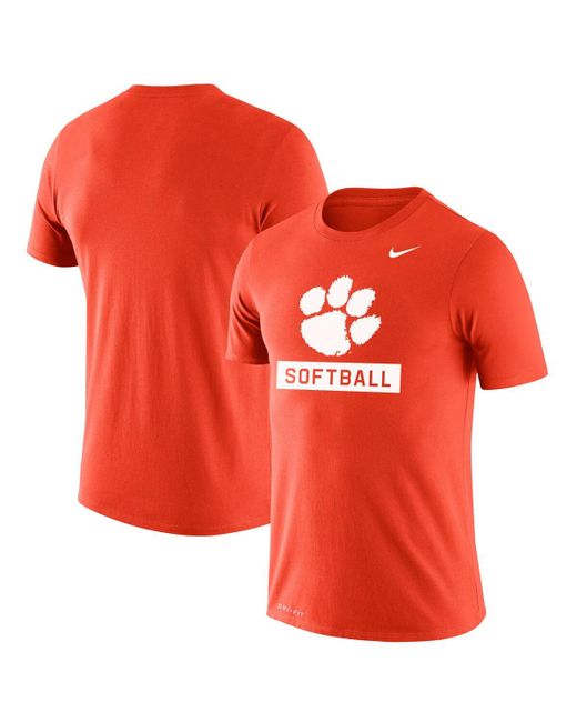 Nike Clemson Tigers Softball Drop Legend Performance T-shirt