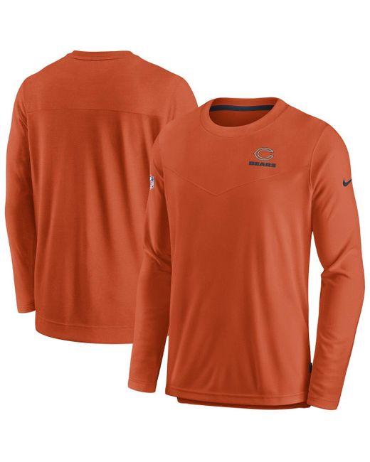 Nike Chicago Bears Sideline Lockup Performance Long Sleeve T-shirt