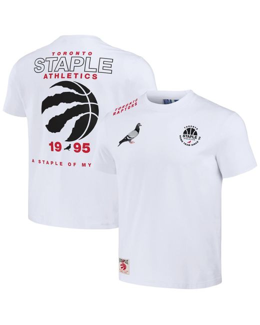 Staple Nba x Distressed Toronto Raptors Home Team T-shirt