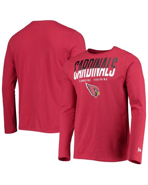 New Era Arizona Cardinals Combine Authentic Split Line Long Sleeve T-shirt