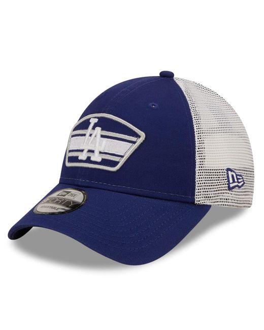New Era Los Angeles Dodgers Logo Patch 9Forty Trucker Snapback Hat