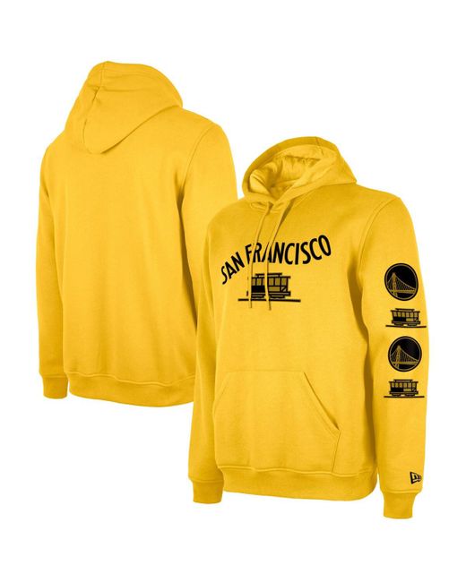 New Era State Warriors Big and Tall 2023/24 City Edition Pullover Hoodie