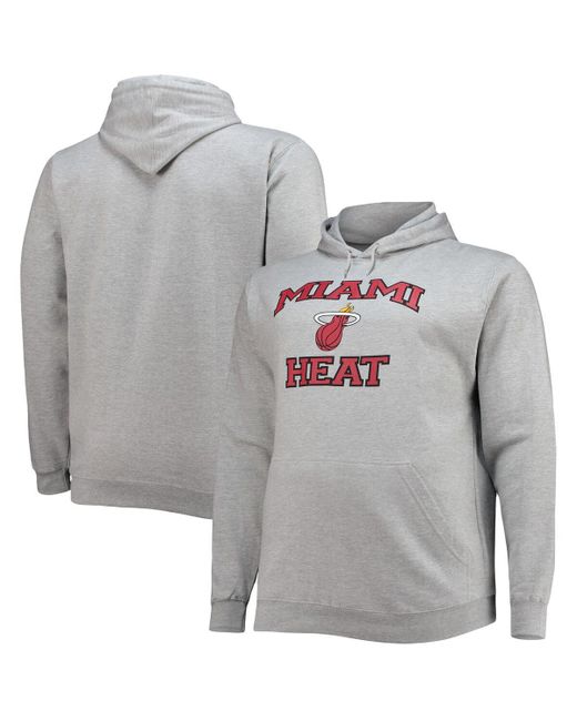 Profile Miami Heat Big and Tall Heart Soul Pullover Hoodie