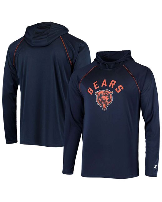 Starter Chicago Bears Raglan Long Sleeve Hoodie T-shirt