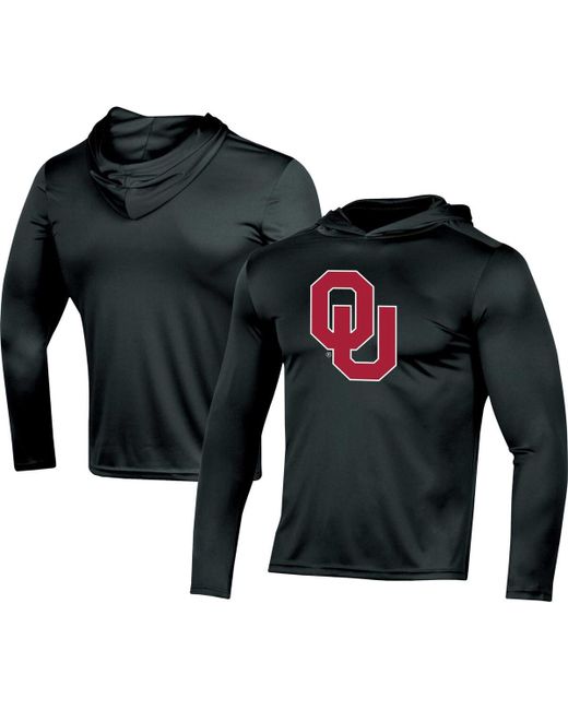 Champion Oklahoma Sooners Logo Long Sleeve Hoodie T-shirt