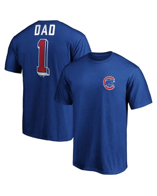 Fanatics Chicago Cubs Number One Dad Team T-shirt