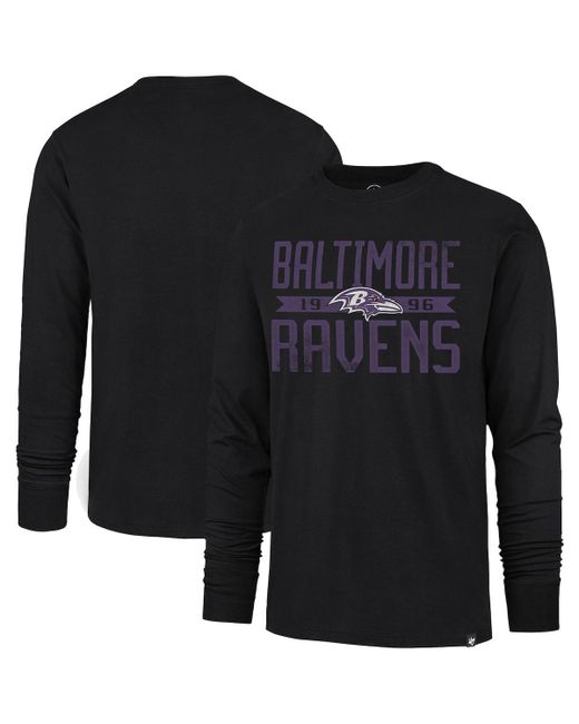 '47 Brand 47 Brand Distressed Baltimore Ravens Wide Out Franklin Long Sleeve T-shirt