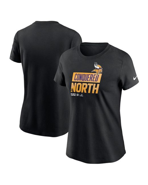 Nike Minnesota Vikings 2022 Nfc North Division Champions Locker Room Trophy Collection T-shirt