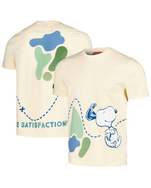 Freeze Max and Peanuts Snoopy Map T-shirt