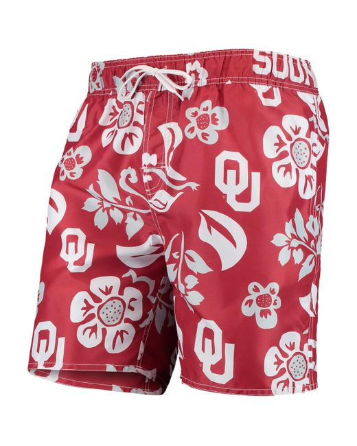 Wes & Willy Oklahoma Sooners Volley Swim Trunks