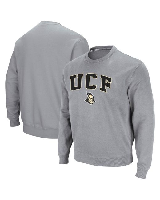 Colosseum Ucf Knights Arch Logo Tackle Twill Pullover Sweatshirt