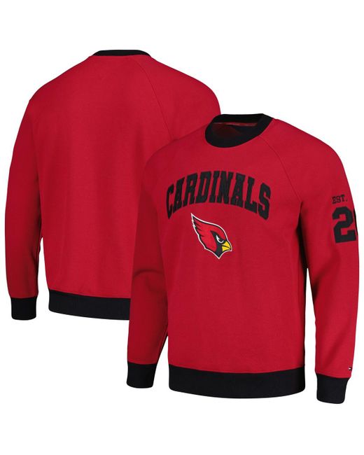 Tommy Hilfiger Arizona Cardinals Reese Raglan Tri-Blend Pullover Sweatshirt