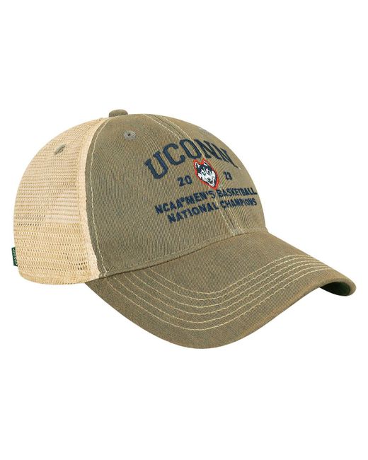Legacy Athletic UConn Huskies 2023 Ncaa Basketball National Champions Arch Distressed Trucker Adjustable Hat
