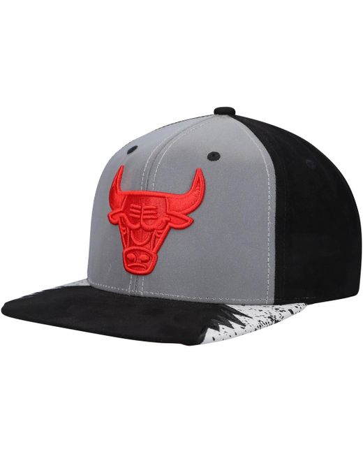 Mitchell & Ness and Gray Chicago Bulls Day 5 Snapback Hat