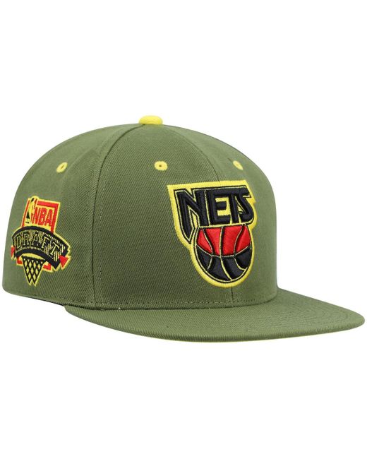 Mitchell & Ness x Lids New Jersey Nets Dusty Nba Draft Hardwood Classics Fitted Hat