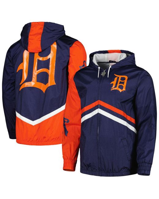 Mitchell & Ness Detroit Tigers Undeniable Full-Zip Hoodie Windbreaker Jacket