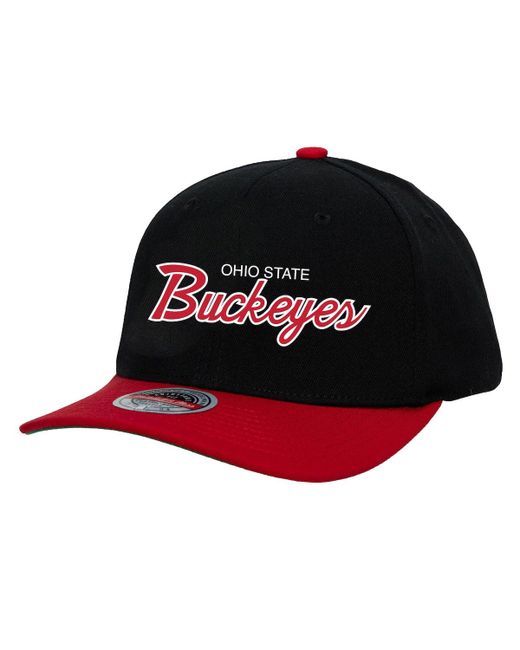 Mitchell & Ness Ohio State Buckeyes Team Script 2.0 Snapback Hat