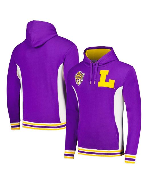Mitchell & Ness Lsu Tigers Team Legacy French Terry Pullover Hoodie