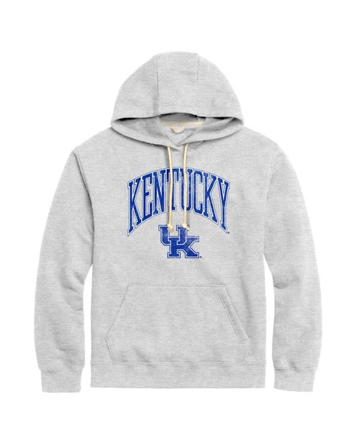 League Collegiate Wear Distressed Kentucky Wildcats Tall Arch Essential Pullover Hoodie