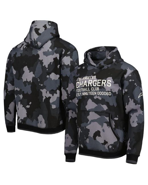 The Wild Collective Los Angeles Chargers Camo Pullover Hoodie