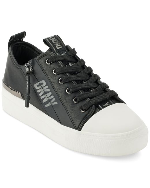 Dkny Chaney Lace-Up Zipper Sneakers