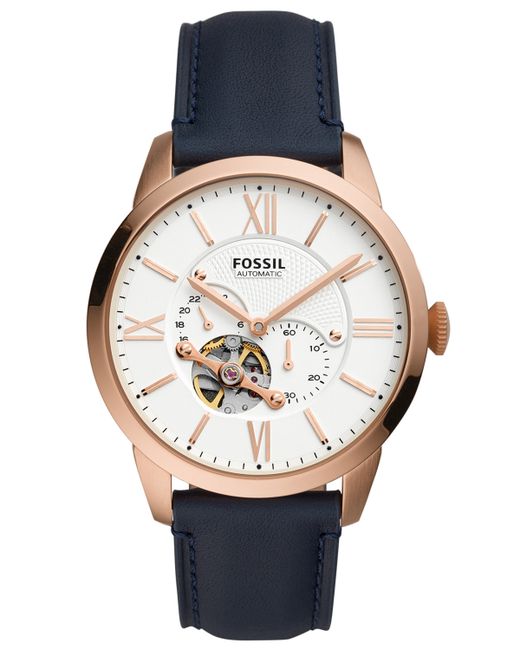 Fossil Townsman Automatic Leather Watch 44mm