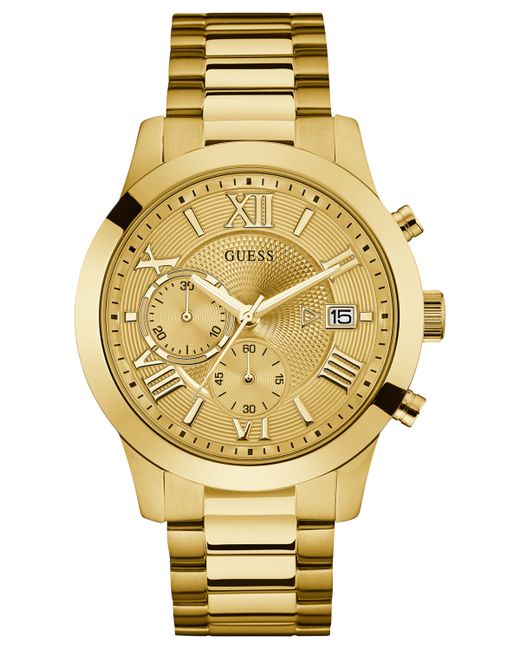 Guess Chronograph Tone Stainless Steel Bracelet Watch 45mm