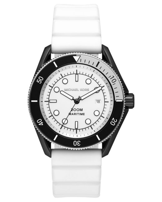 Michael Kors Maritime Three-Hand Silicone Watch 42mm