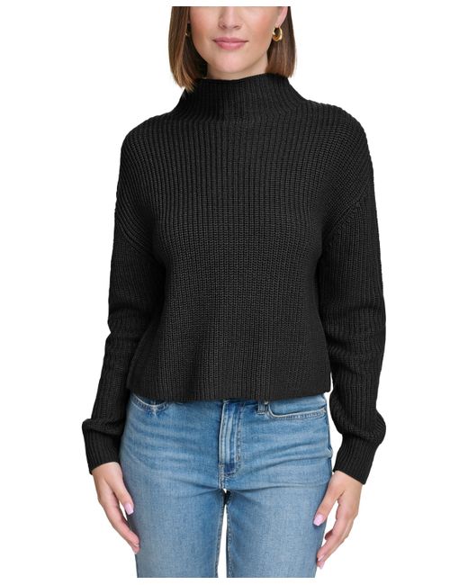 Calvin Klein Jeans Patched Mock Neck Sweater