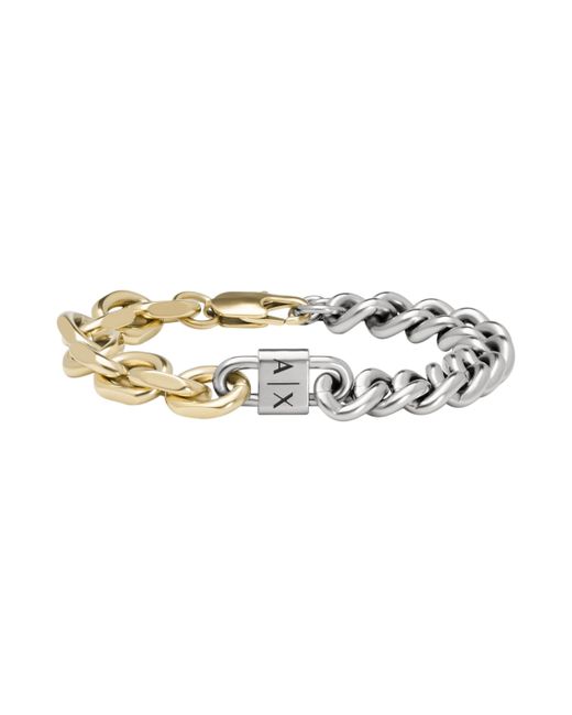 Armani Exchange Two-Tone Chain Bracelet