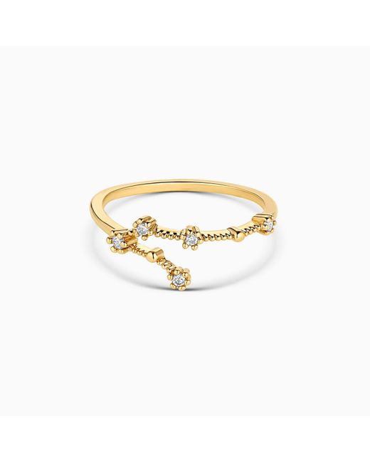Bearfruit Jewelry Constellation Zodiac Ring Gemini Gold