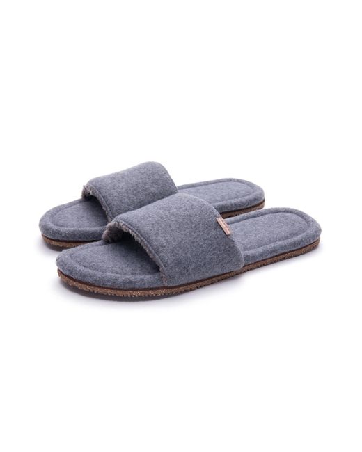 Feelgoodz Soft Slide Indoor Outdoor Natural Rubber Sole House Shoes