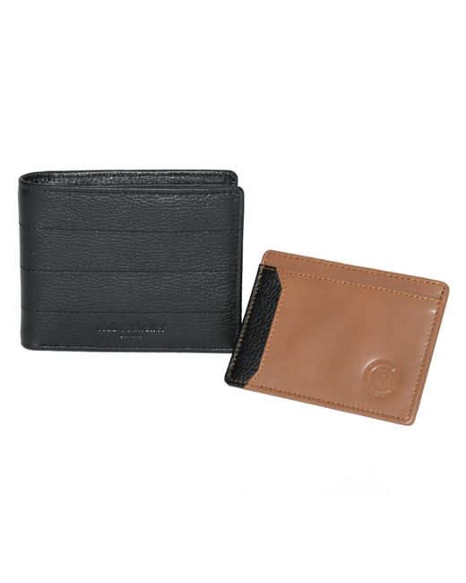 Club Rochelier Billfold Wallet with Removable Card Holder tan